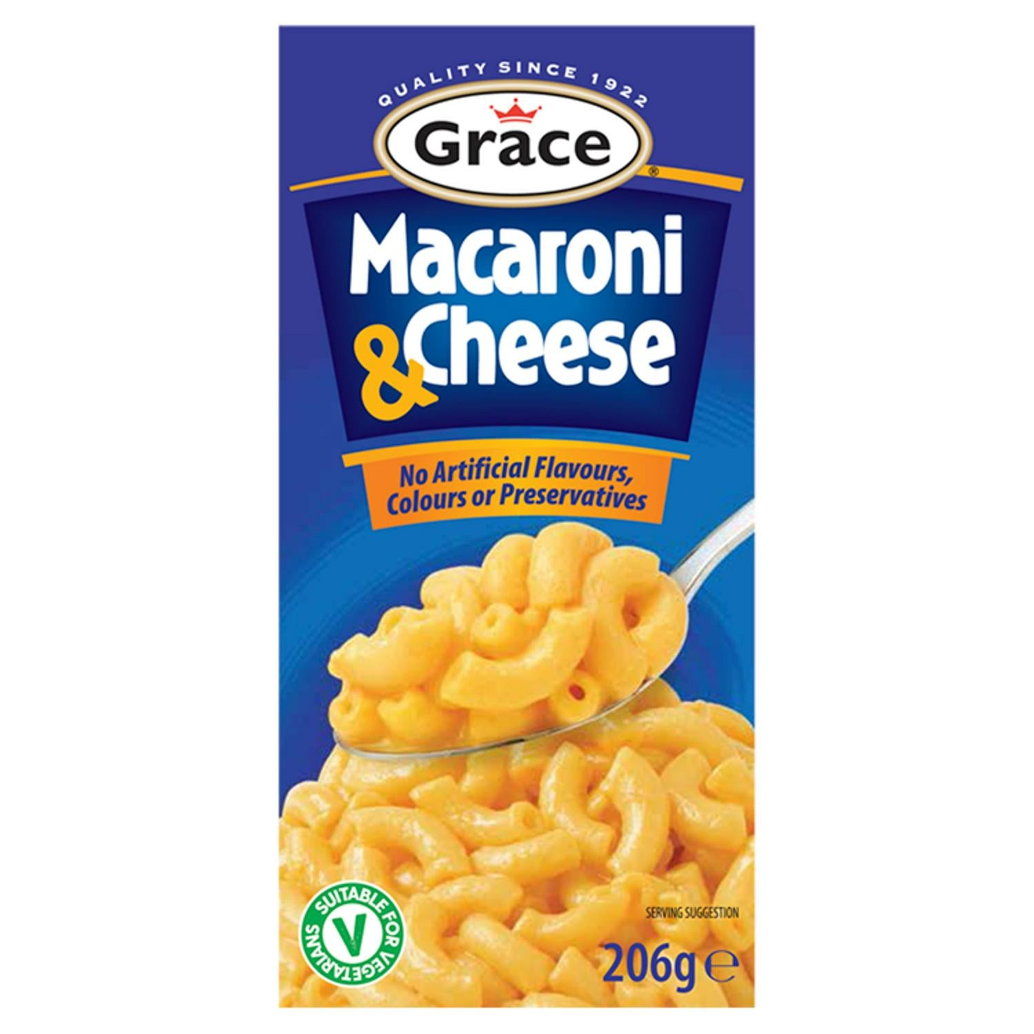 Grace Macaroni And Cheese Pasta Dinner Mix 206g, UK version