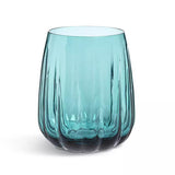 Habitat Teal Japonica Tumbler Glass 350ml, UK version