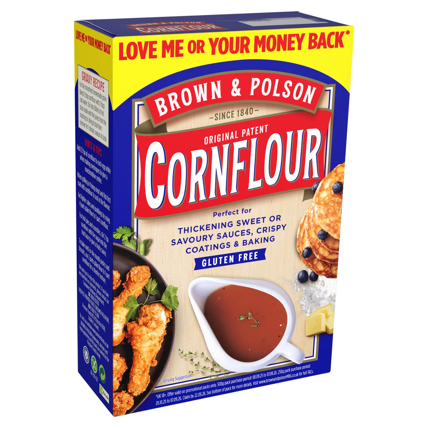 Brown Cornflour 500g - British product