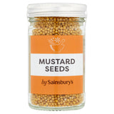 Sainsbury's premium mustard seeds 60g container (British brand)