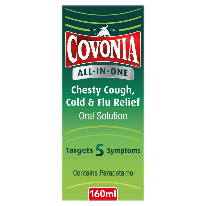 Covonia All in One Chesty Cough Oral Solution 160ml - British product