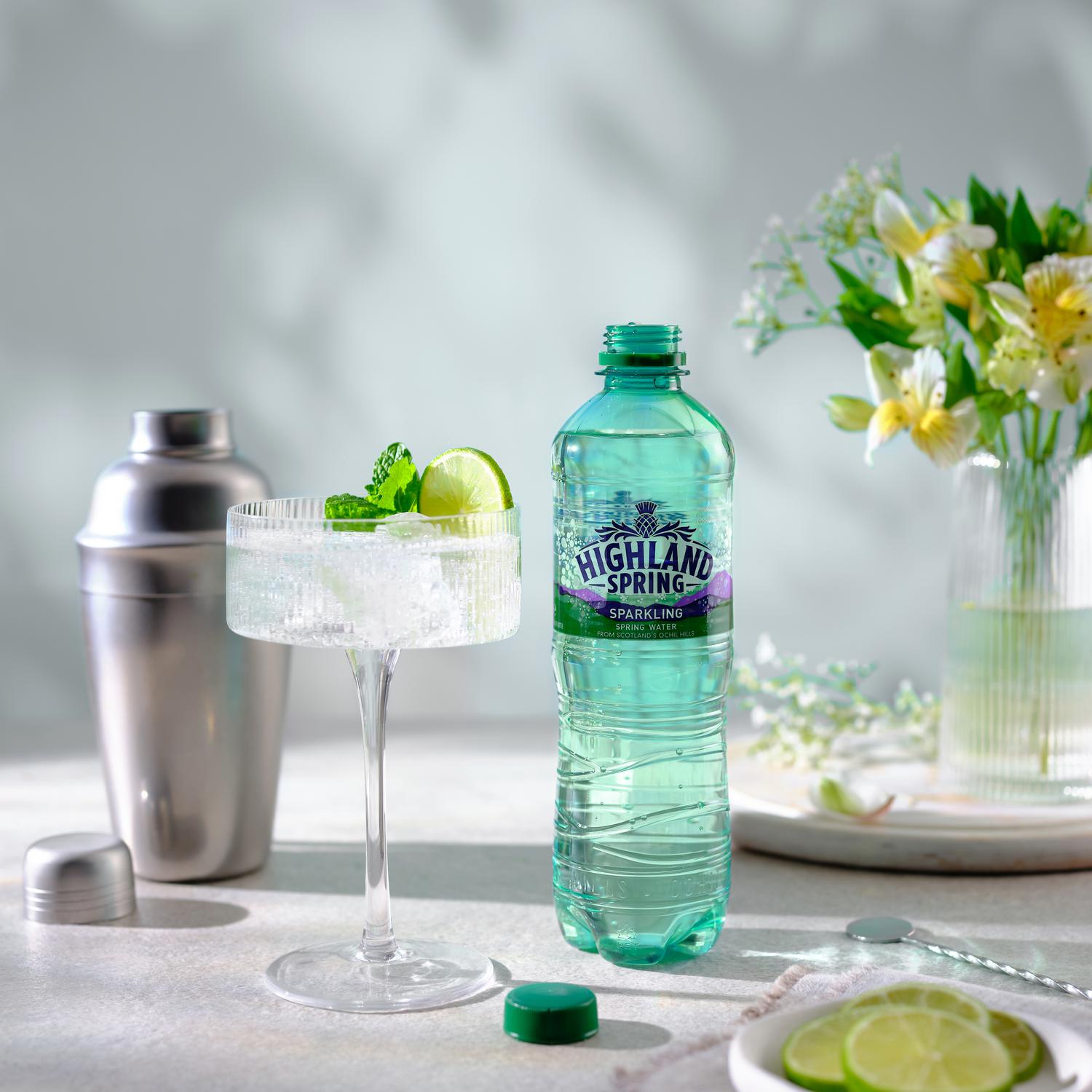 Highland Spring Sparkling Spring Water 8x500ml