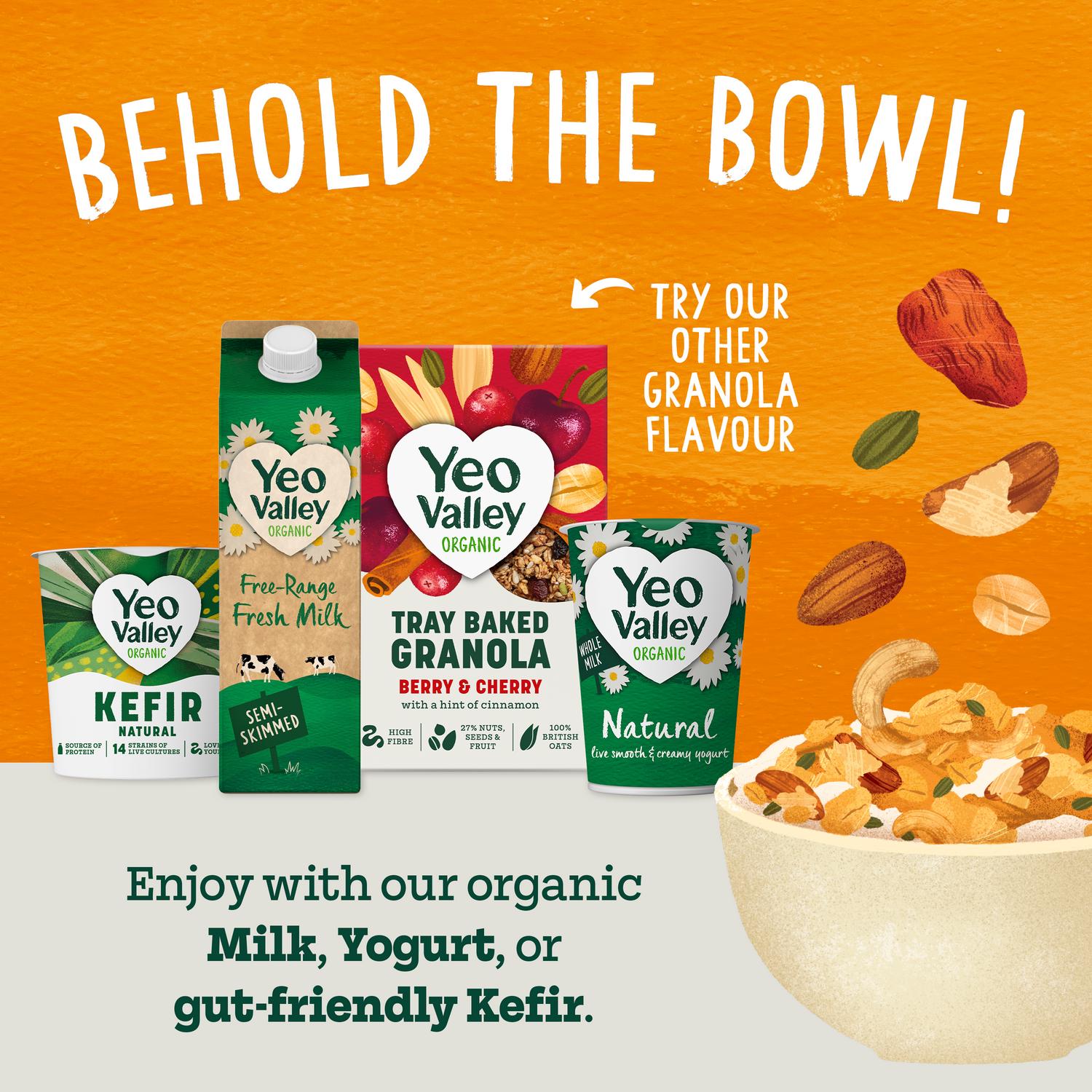 Yeo Valley Organic Tray Baked Granola Toasted Nuts & Seeds 360g
