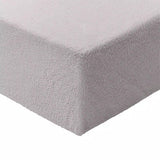 Sainsbury's Home Fleece Fitted Sheet - Grey