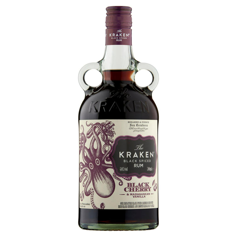 The Kraken Black Spiced Rum Black Cherry Vanilla 70cl (British brand)