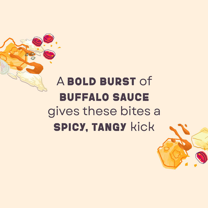 Emmental and Extra Mature Cheddar Potato Frittata Bites with Buffalo Sauce 130g