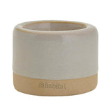 Habitat Ceramic Tealight Holder Grey Glaze
