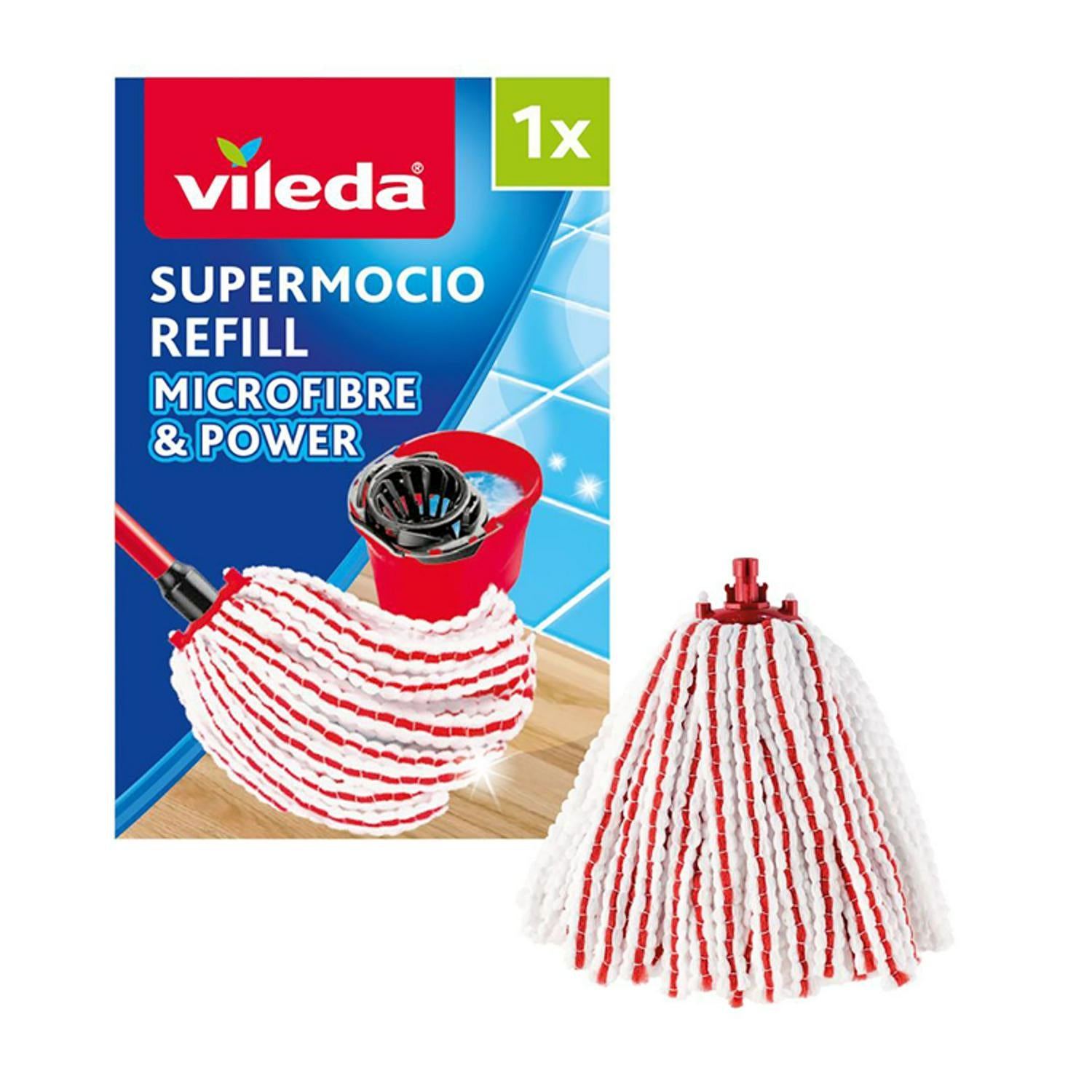 Vileda Supermocio Microfibre Mop Refill Head (British brand)