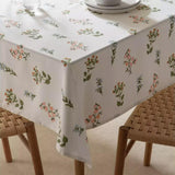 Sainbsury's Home Bee Floral Wipe Clean Table Cloth - Cream