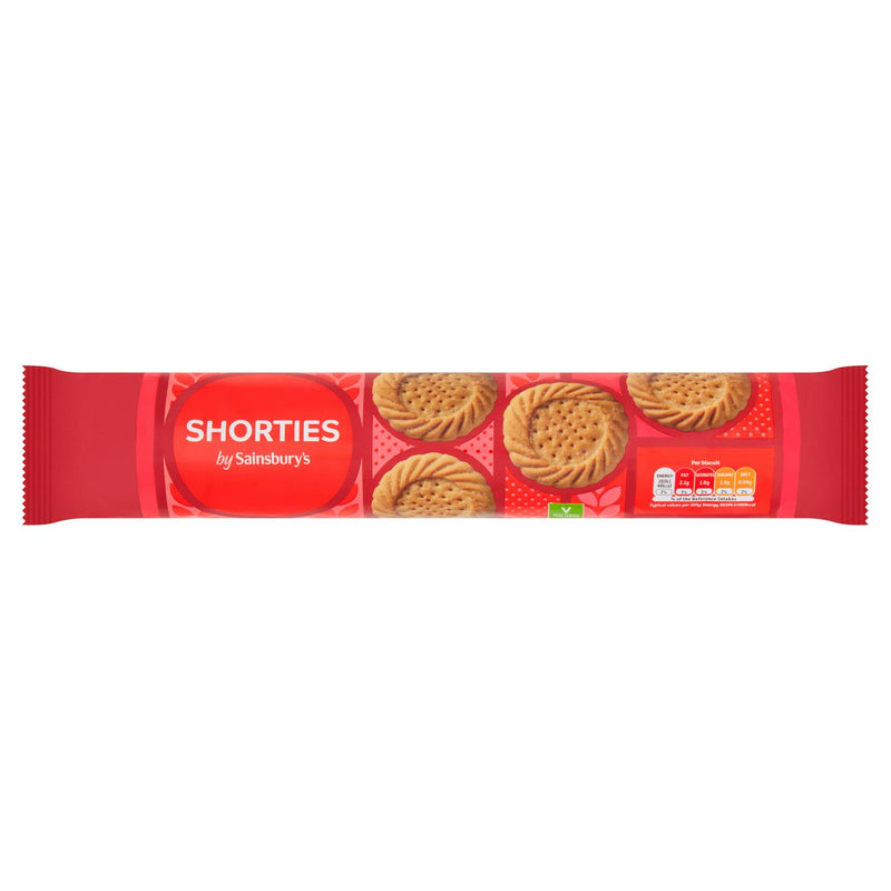 Sainsbury's Shorties sweet biscuit with sugar sprinkle 300g (British brand)