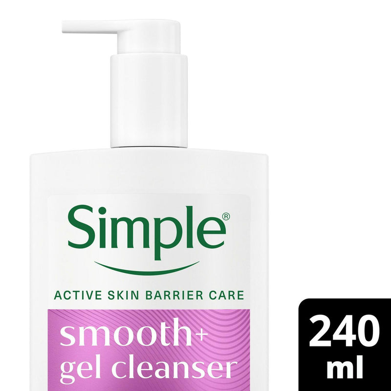Simple Smooth+ exfoliating gel cleanser 240ml (British brand)