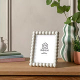 Habitat bobble picture frame white 5x7 inch, UK version