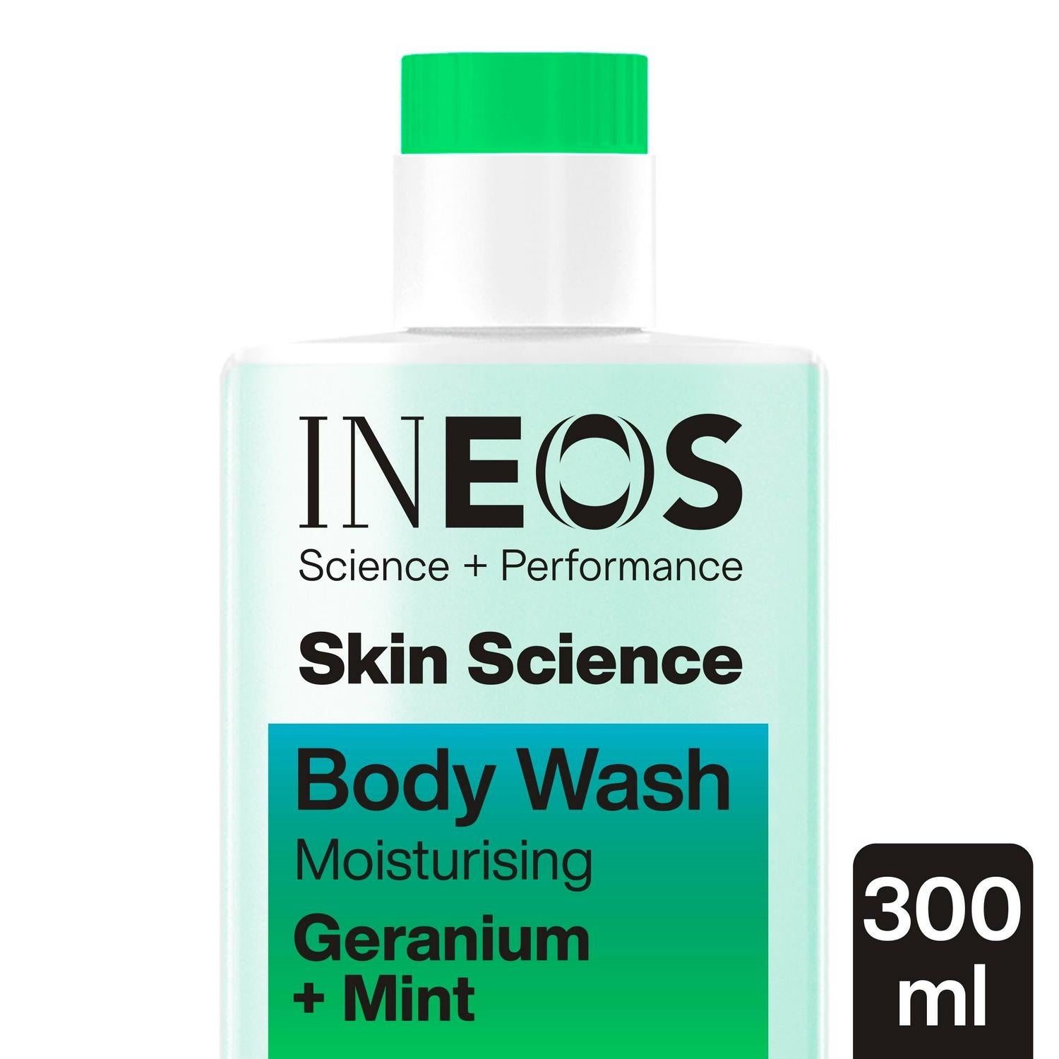 Geranium and Mint Moisturising Body Wash with Cooling Tech, 300ml