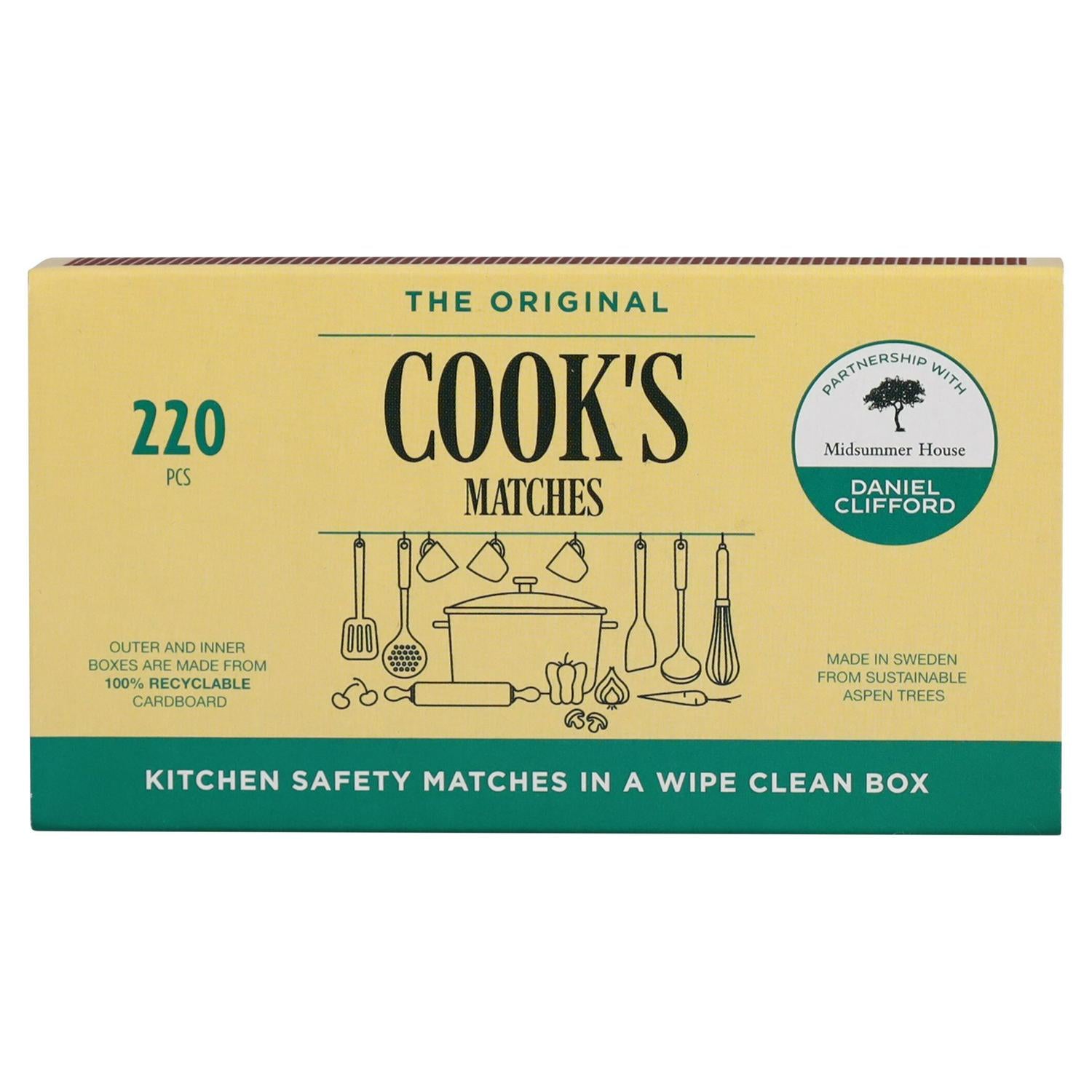 Cook's safety matches kitchen original box - British product
