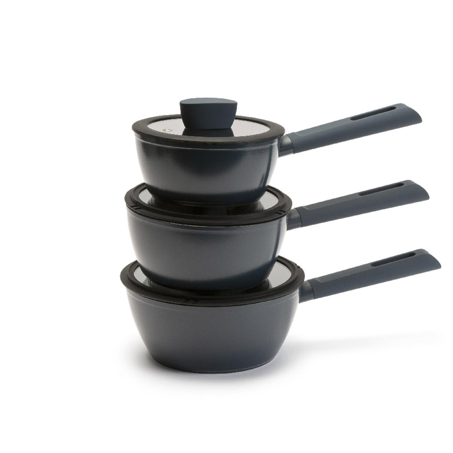 Habitat 3 Piece Saucepan Set 16-20cm, UK version
