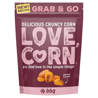 Love Corn Ristet Mais Snacks Røkt BBQ 45g