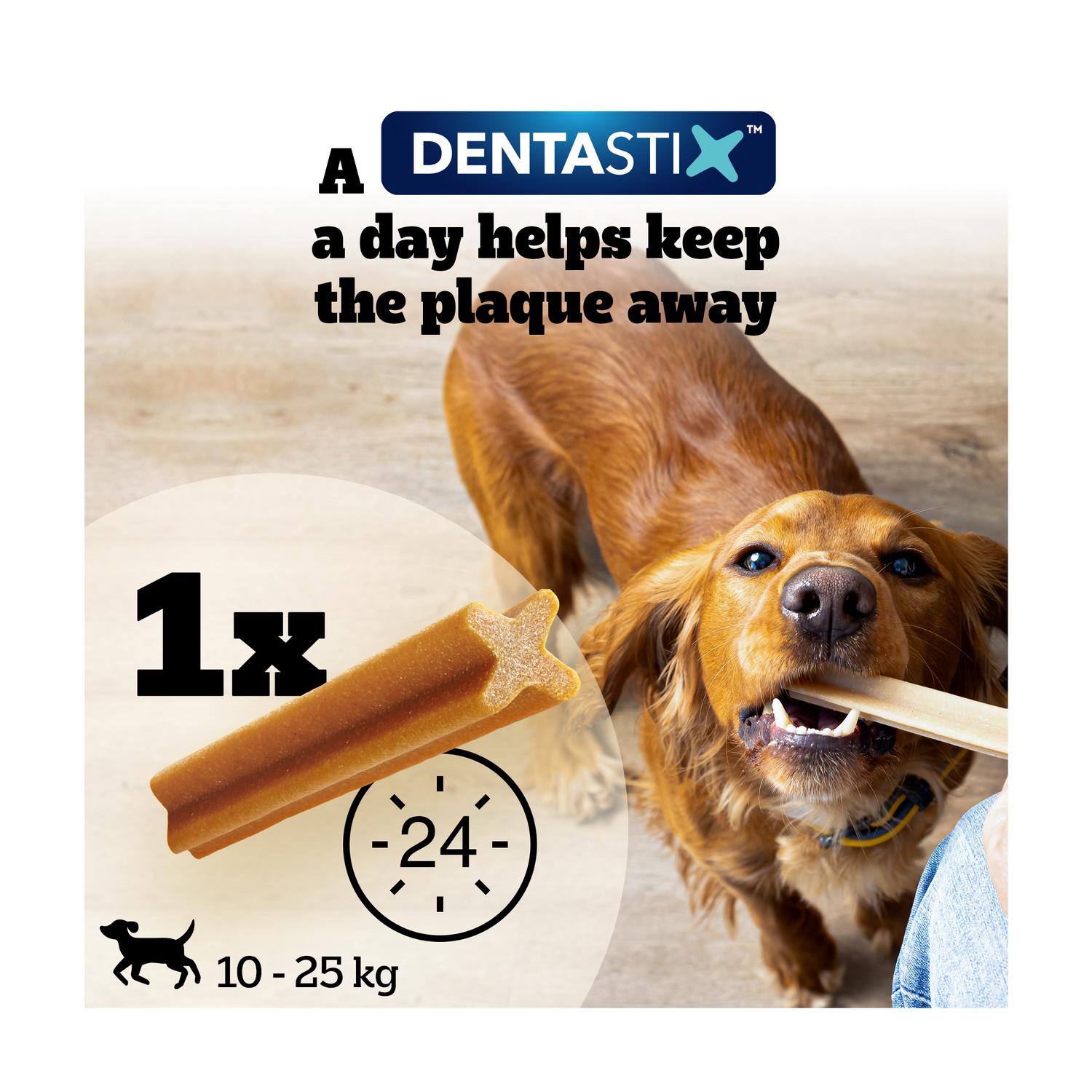 Pedigree Dentastix Daily Adult Medium Dental Sticks 128g, imported from the UK