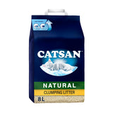 Catsan Natural Clumping Cat Litter 8L - British product
