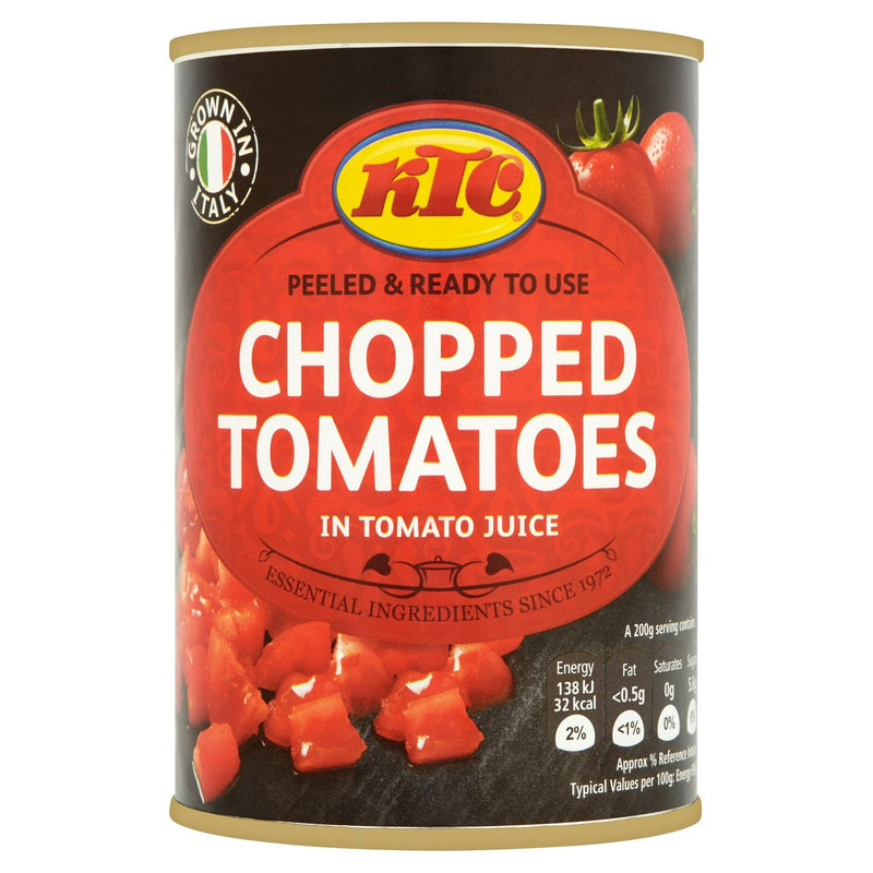 KTC Chopped Tomatoes 400g can, UK version