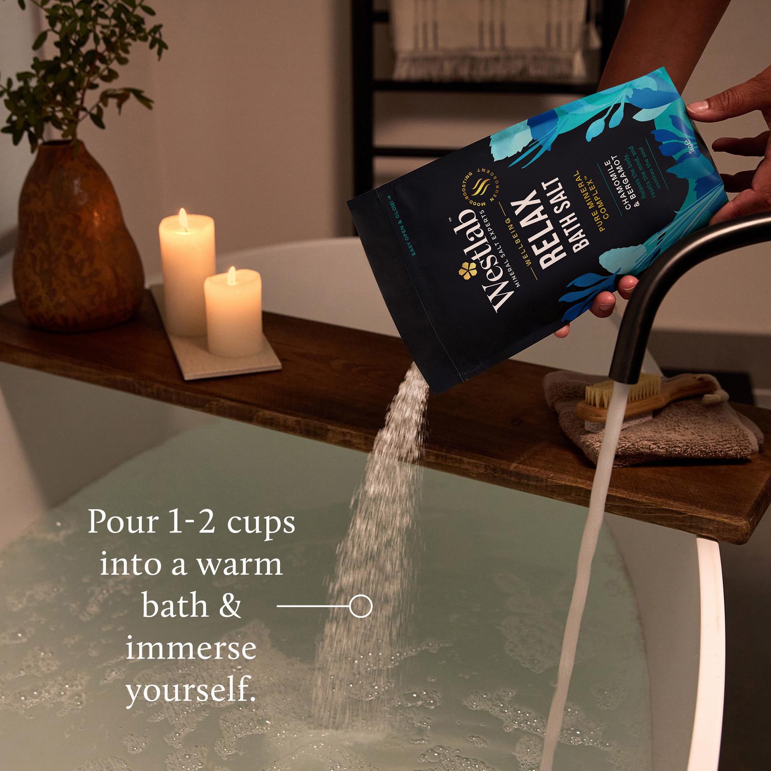 Westlab Wellbeing Relax Bath Salts 1kg (British brand)