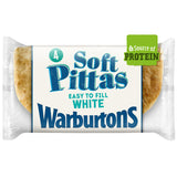 Warburtons white soft pittas 4 pack (British brand)