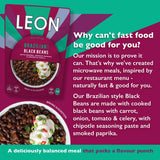 Leon Brazilian Style Black Beans Meal 250g pouch, UK version