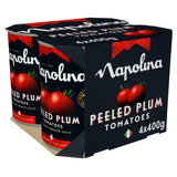 Napolina Peeled Plum Tomatoes 4x400g, imported from the UK