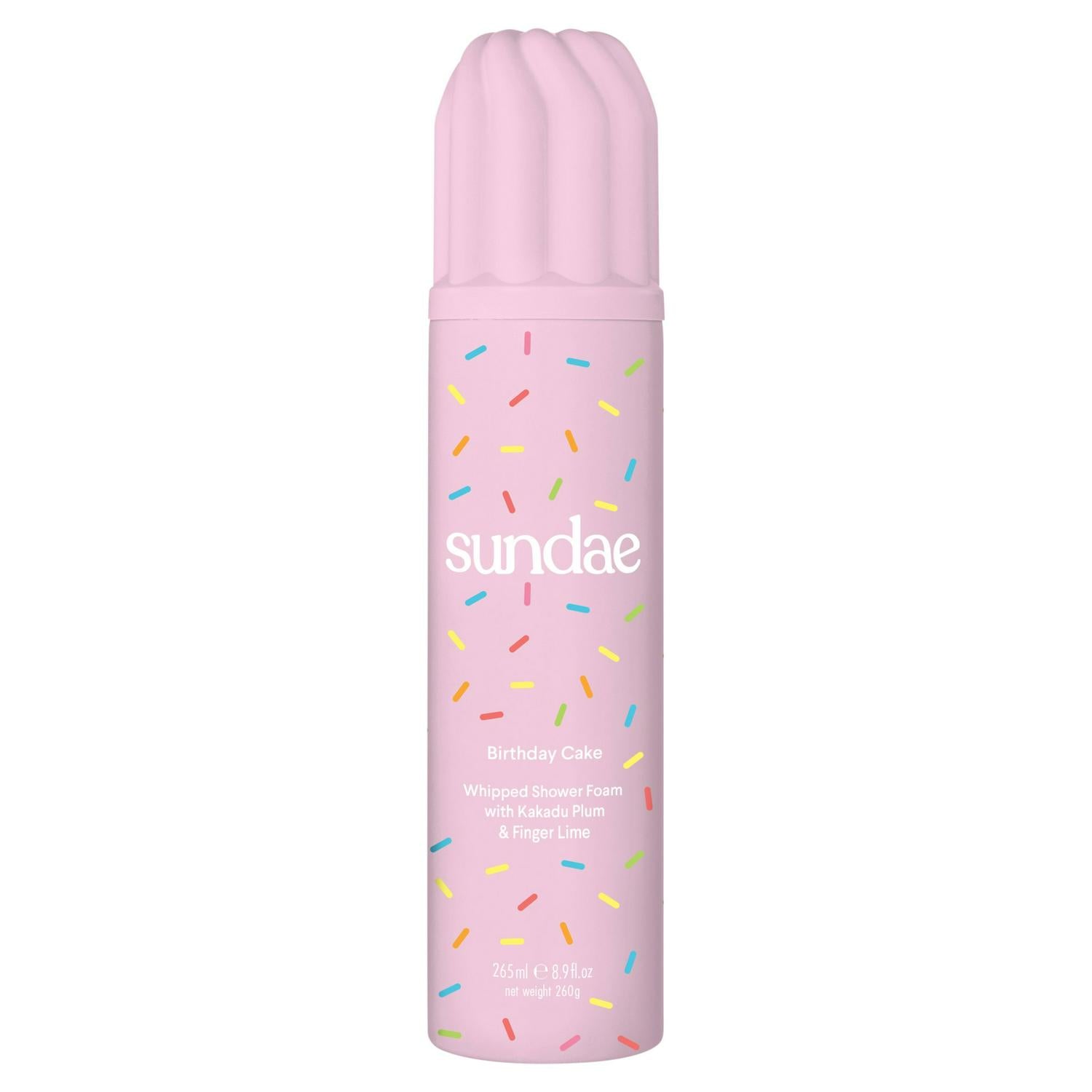 Sundae Birthday Cake Whipped Shower Foam with Kakadu Plum & Finger Lime 265ml