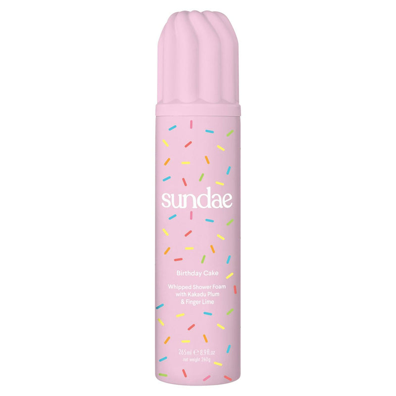 Sundae Birthday Cake Whipped Shower Foam with Kakadu Plum & Finger Lime 265ml