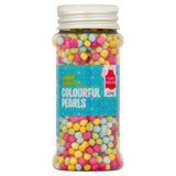 Cake Decor Colourful Pearls edible sugar sprinkles 35g - British product