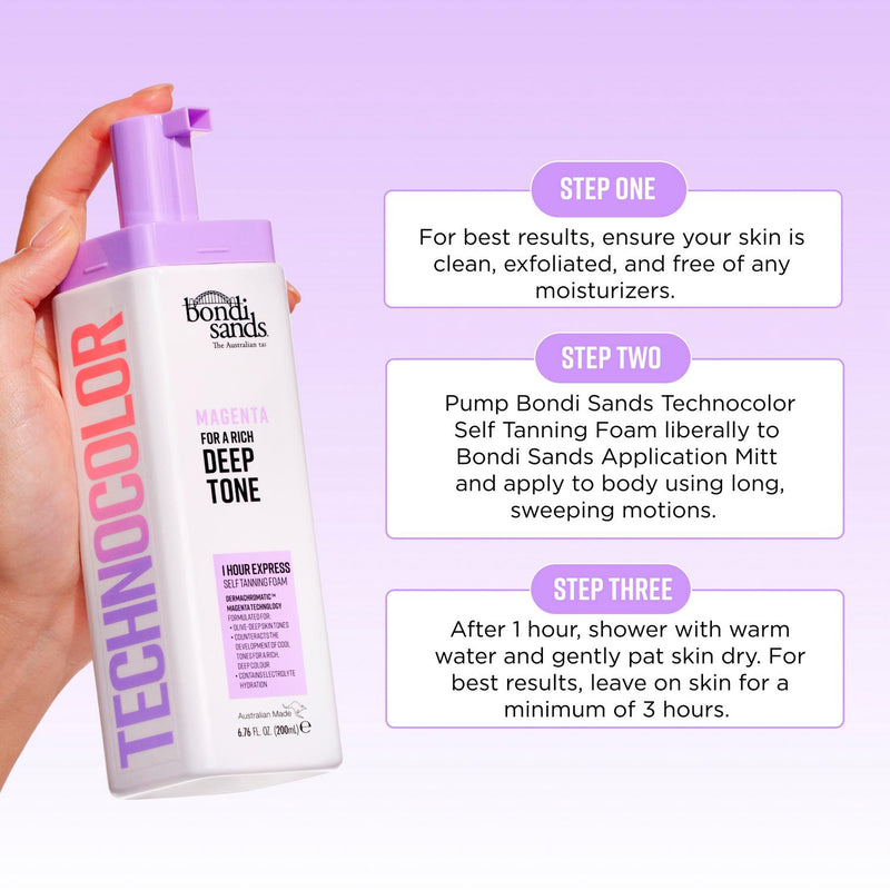 Bondi Sands Technocolor Magenta self tan serum 200ml - British product