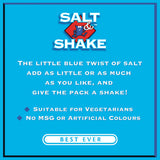 Walkers Salt Shake crisps 6x24g multipack (British brand)