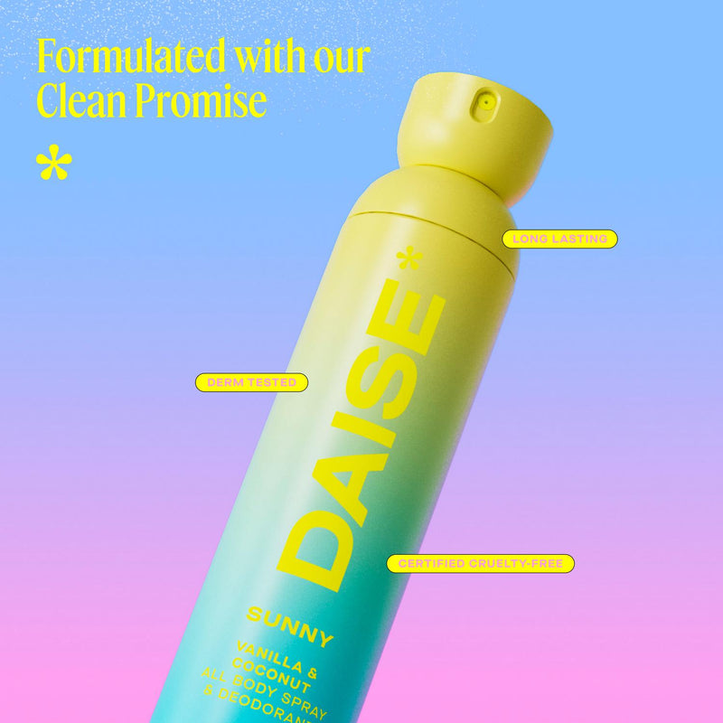 Daise all body spray Vanilla & Coconut 120ml - British product