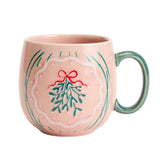 Sainsbury's Home Stoneware Bow Embossed Mug