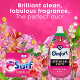 Surf laundry detergent capsules Tropical Lily 15 wash (British brand)