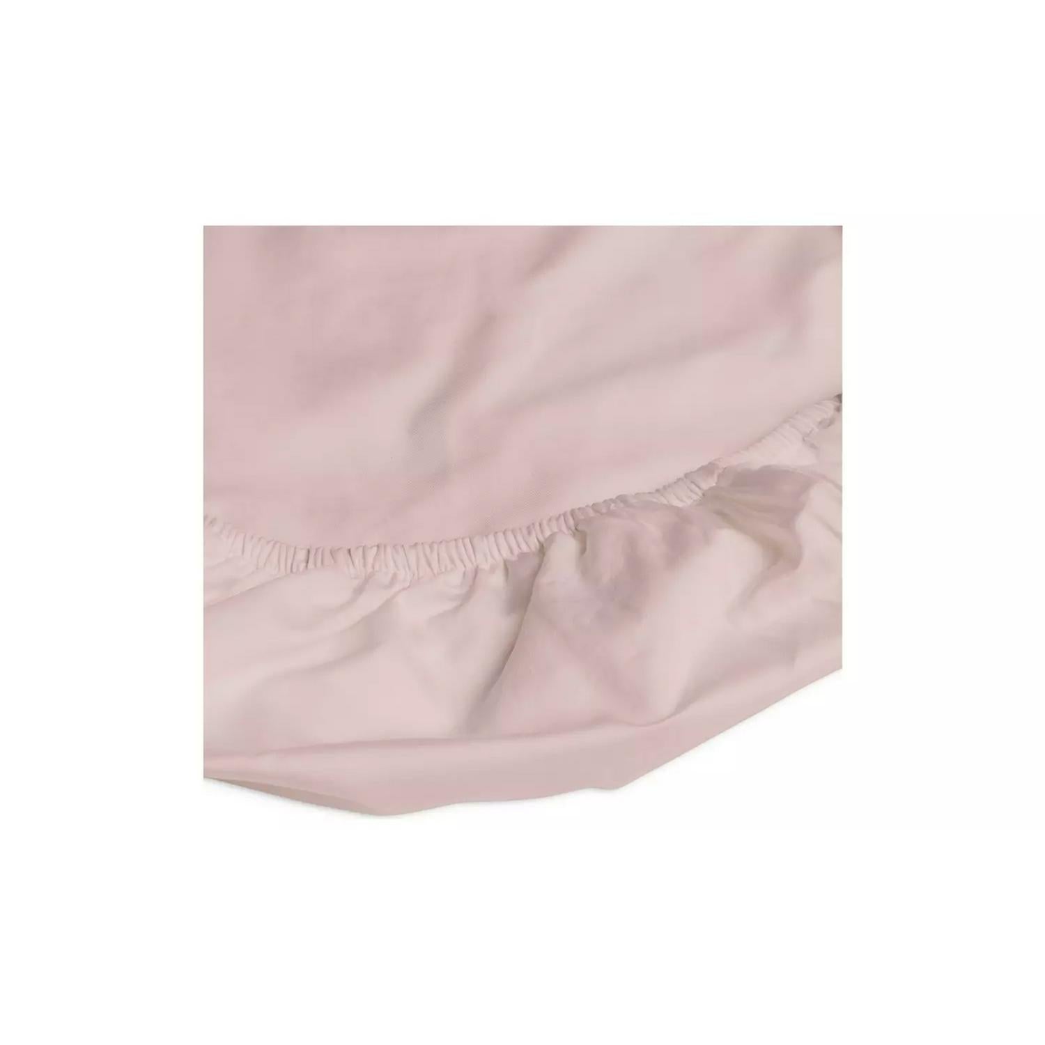 Habitat Egyptian Cotton 400TC Blush Fitted Sheet - Blush