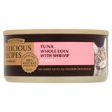 Sainsbury's Delicious Recipes 1+ Tuna Whole Loin with Shrimp Adult Cat Food 70g
