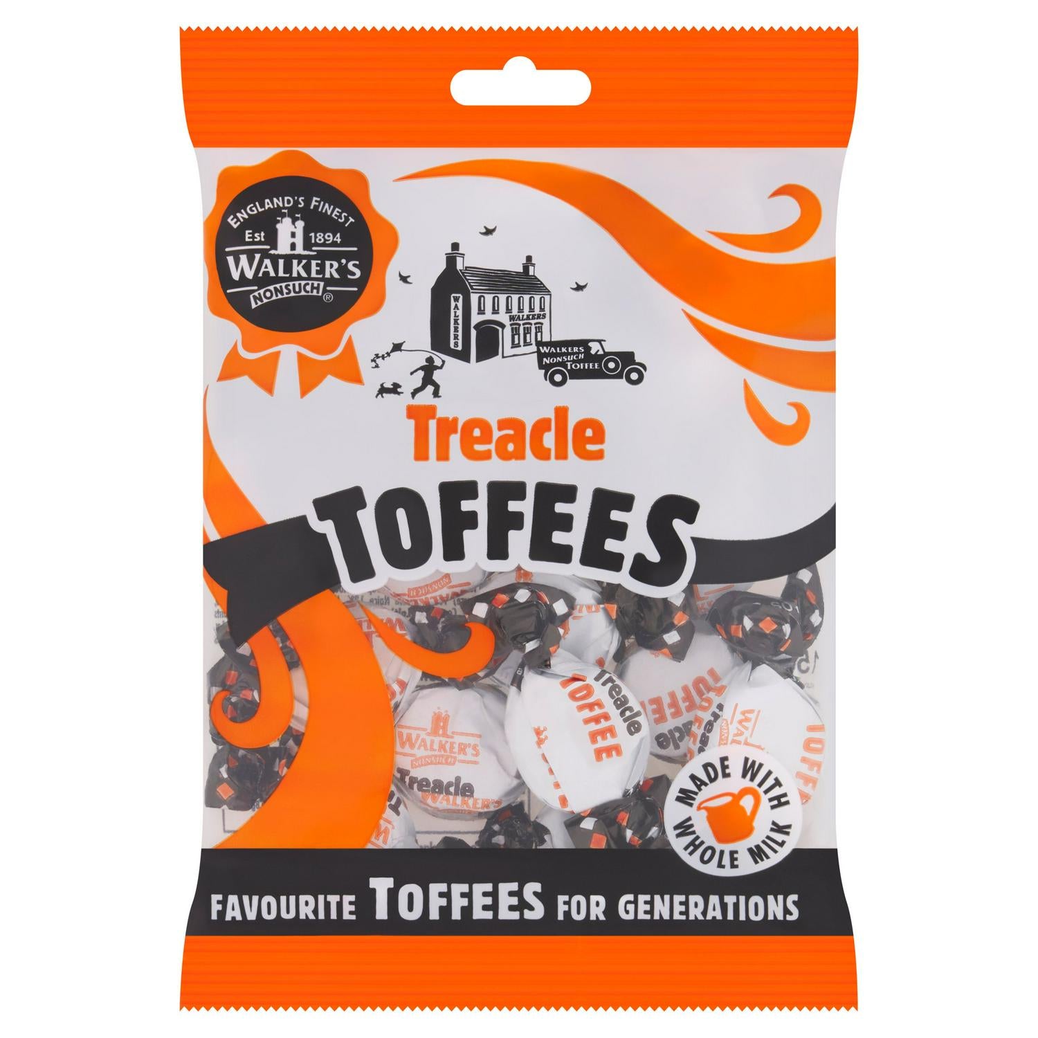 Walker's Nonsuch Treacle Toffees 150g (British brand)