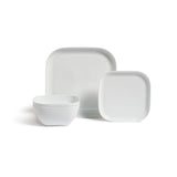 Habitat Riko Square White Dinner Set 12pc, UK version