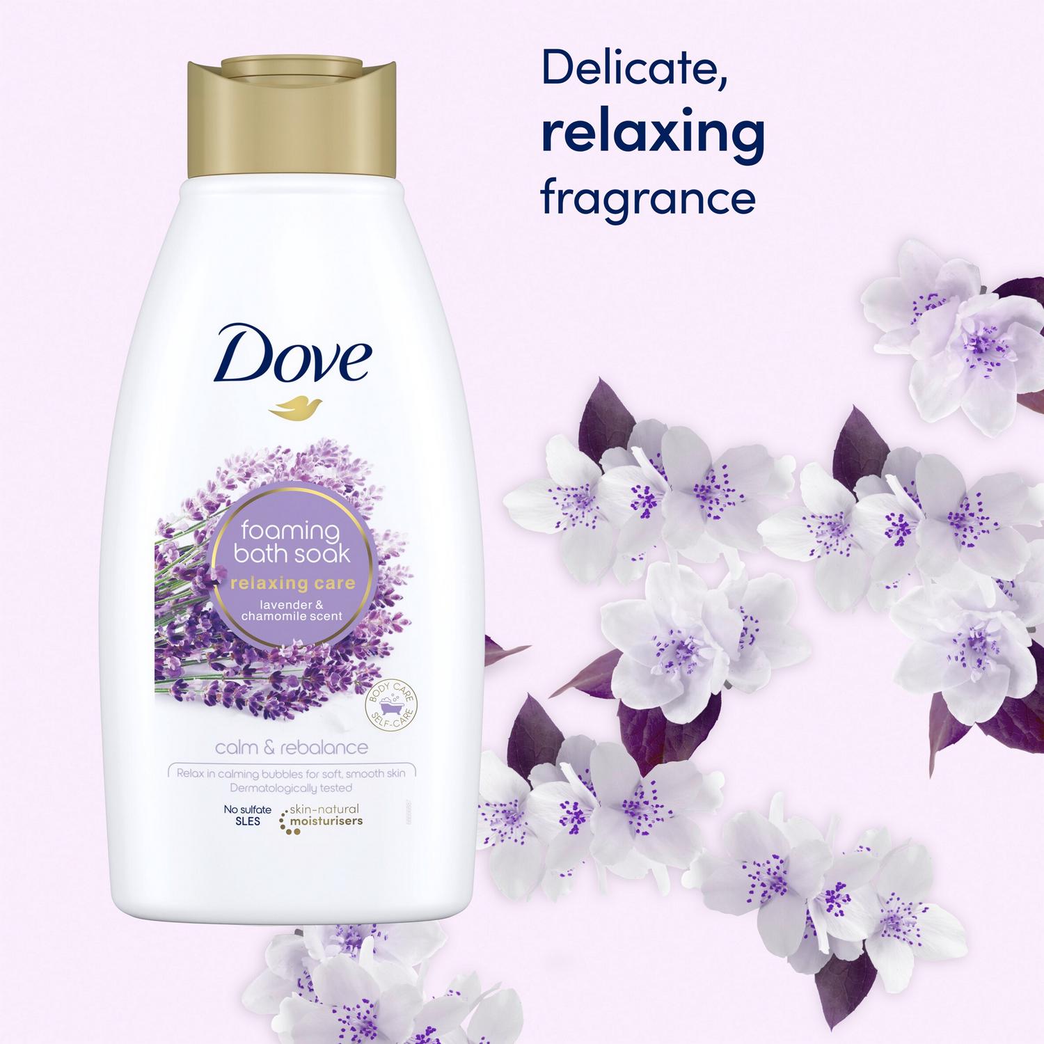 Dove Foaming Bath Soak Lavender Chamomile 450ml - British product
