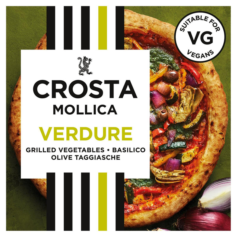 Crosta & Mollica Verdure Sourdough Pizza Grilled Vegetables 471g - British product