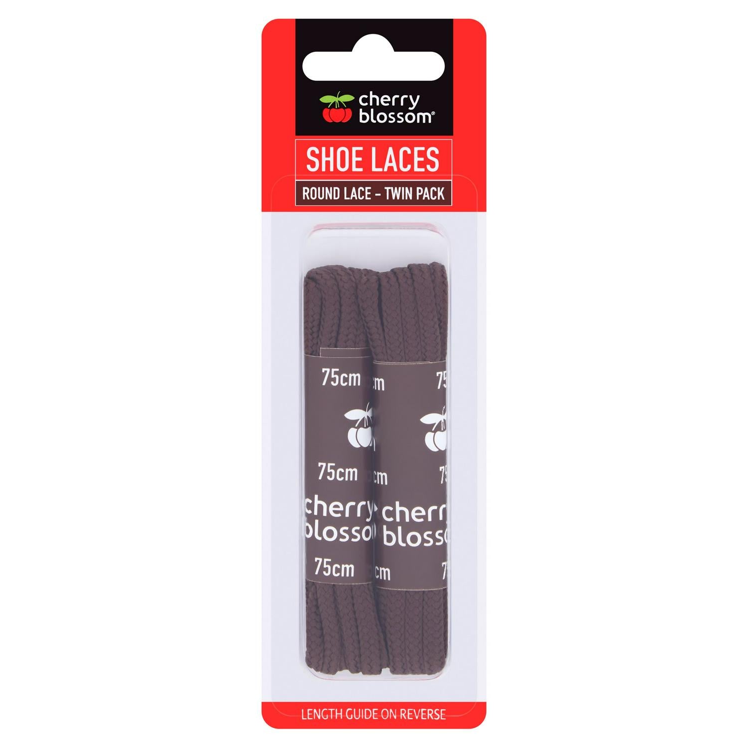 Cherry Blossom Brown Lace 75cm Twin Pack - British product