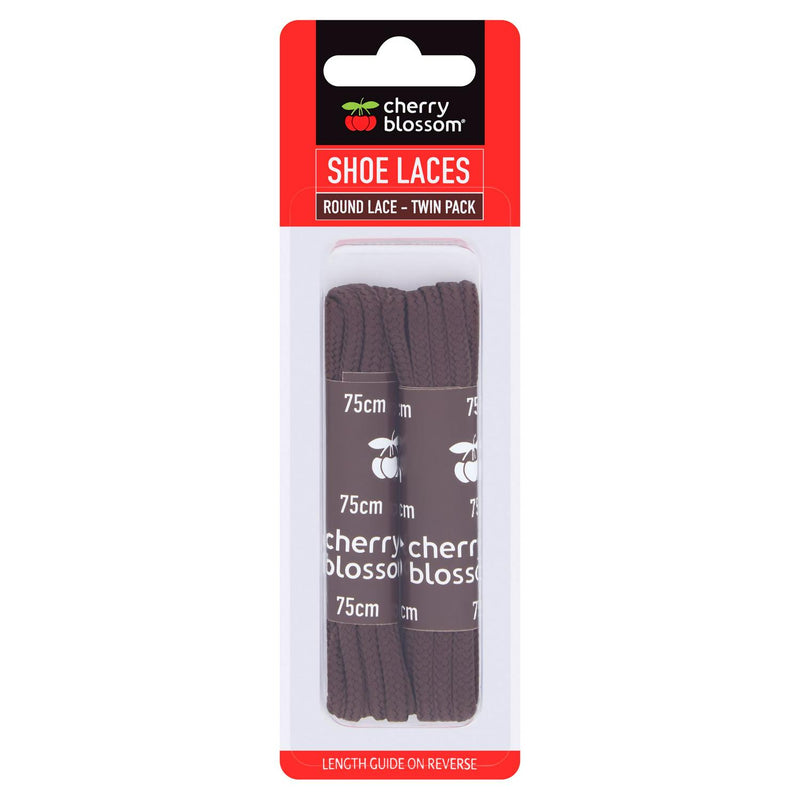 Cherry Blossom Brown Lace 75cm Twin Pack - British product