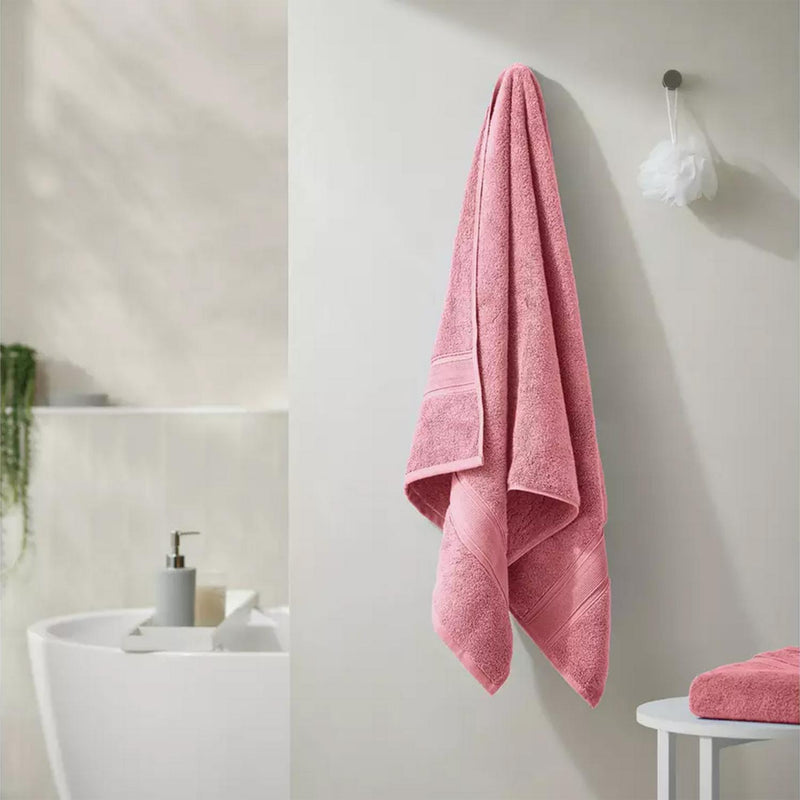 Habitat supersoft rose pink bath towel 130cm, UK version
