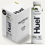 Huel vanilla ready-to-drink meal replacement shake 4x500ml, UK version