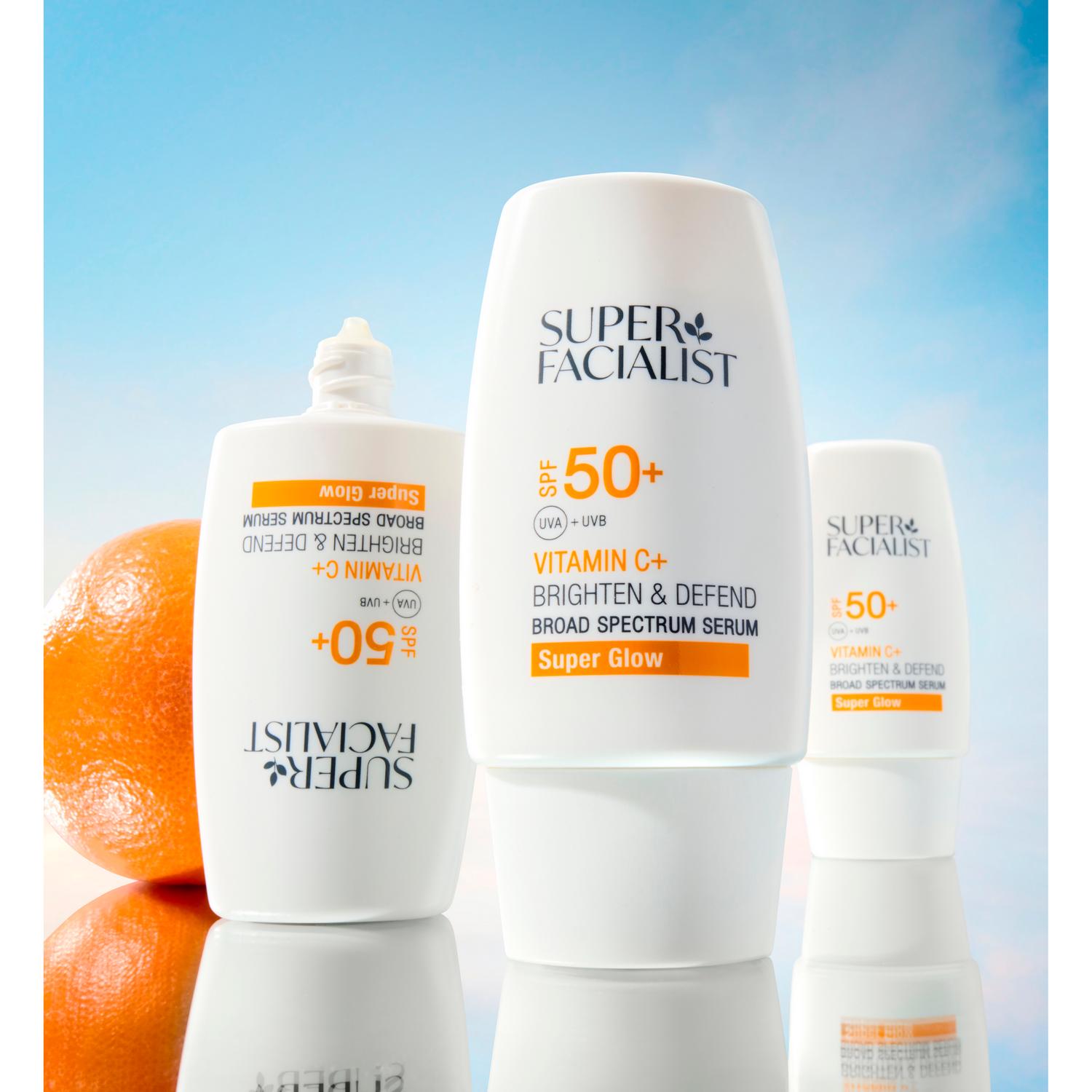 Super Facialist vitamin C serum SPF 50+ 50ml (British brand)