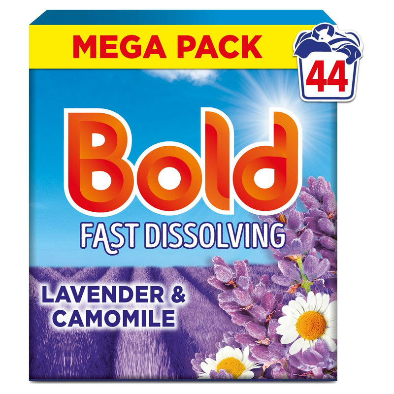 Lavender & Camomile Scented Laundry Detergent Powder 2kg with Stain Remover