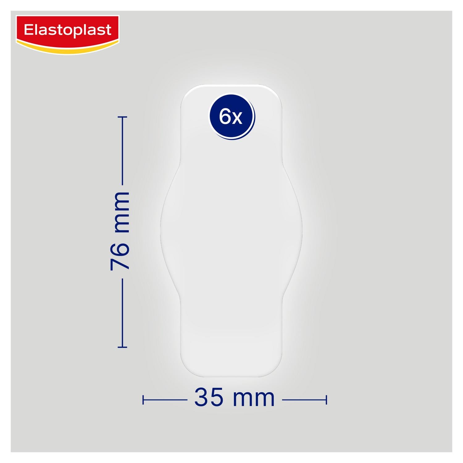 Elastoplast second skin faster healing plasters 6 pack - British product