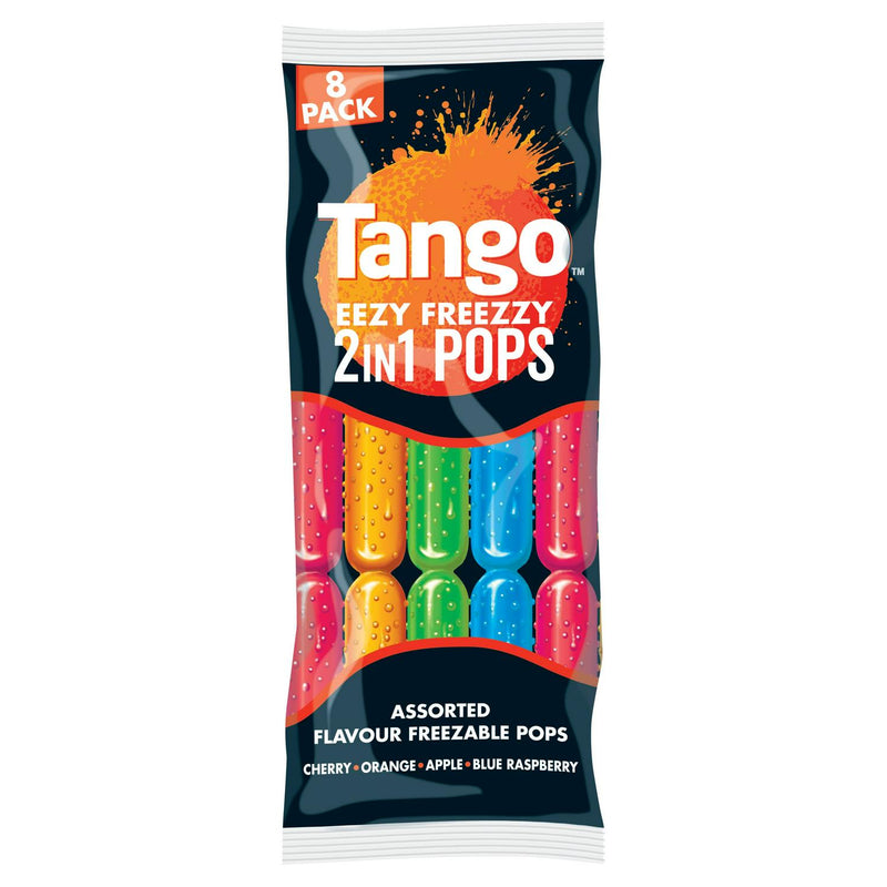 Tango Eezy Freezzy Fruit Pops 8 x 75ml (British brand)