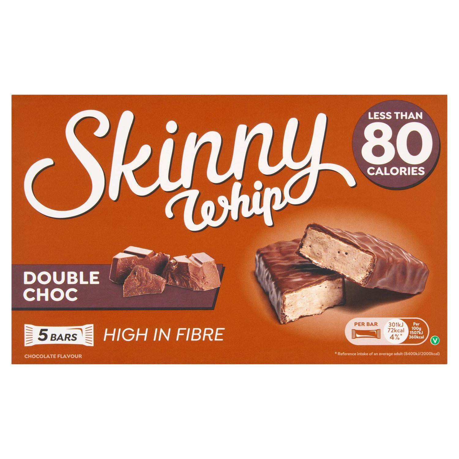 Skinny Whip Double Choc 5x20g